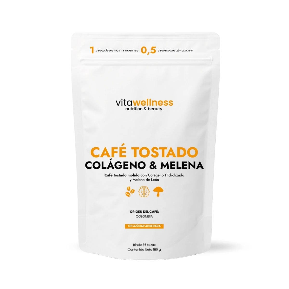 Café Tostado Colágeno & Melena