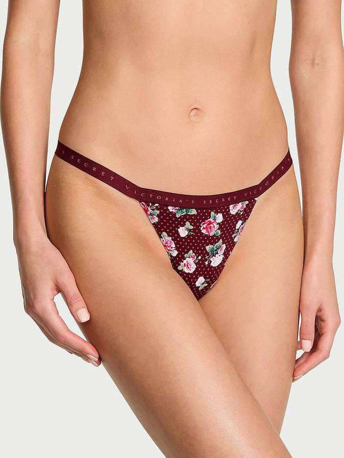 Less Floral Bordó